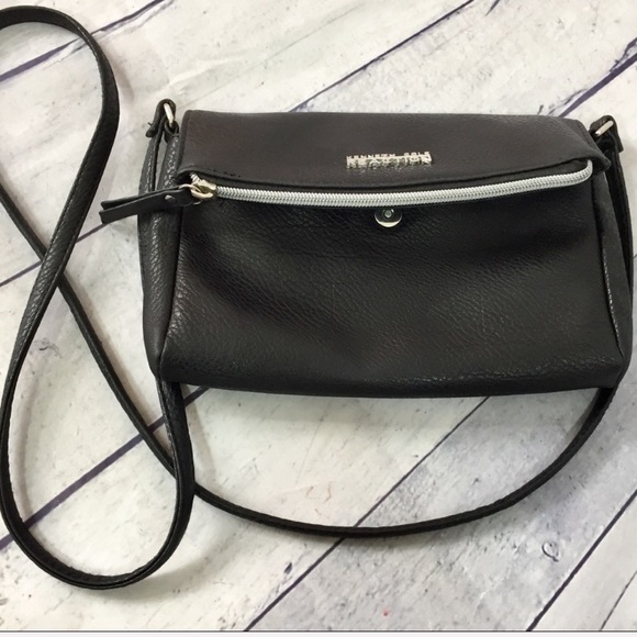Kenneth Cole Reaction black leather crossbody bag - Picture 9 of 9